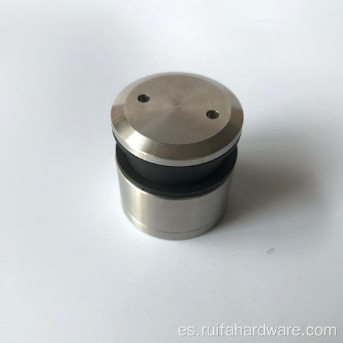 Soporte de punto de vidrio biselado de acero inoxidable